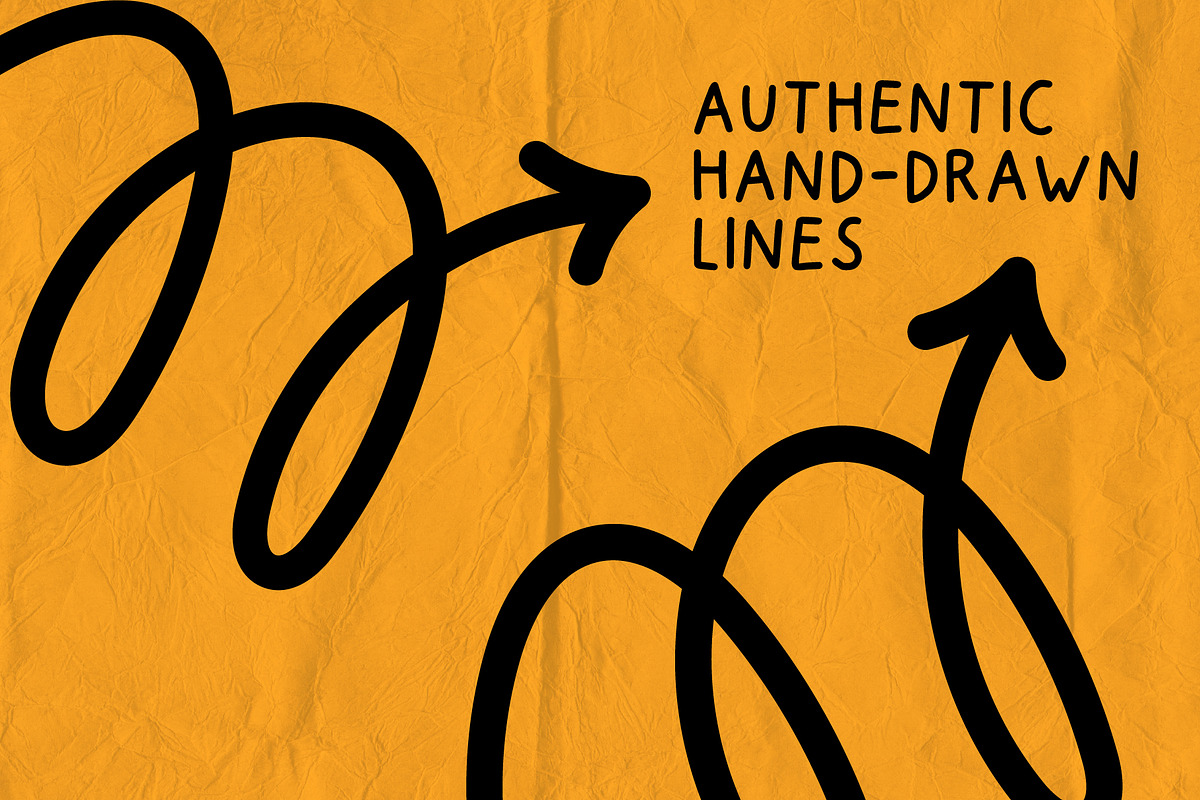 Hand Drawn Arrows Vector, an Object Graphic by Le.nart (Photo 4 of 5)