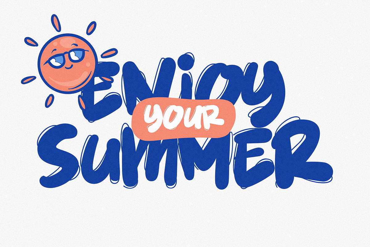 Ontro Buck - Decorative Marker Font, a Handwritten Font by figuree studio (Photo 7 of 7)