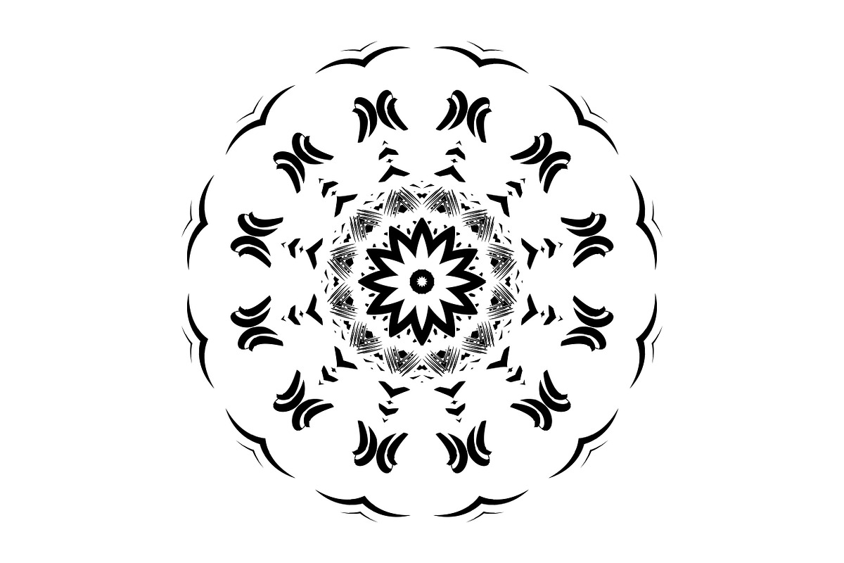Handcrafted Mandala Design Pack, a Pattern Graphic by NJ Himel (Photo 12 of 30)