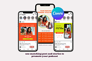 45-Pack Instagram Podcast Promo Kit, a Social Media Template by Templates by Carey (Thumbnail 4 of 9)