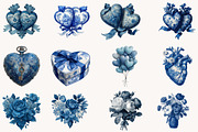 Romantic Vintage Valentine's Day, an Illustration by Designworld (Thumbnail 3 of 10)