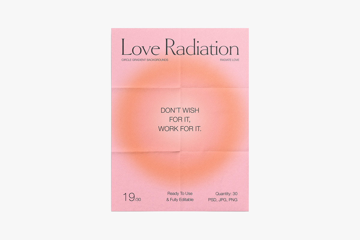 Circle Grainy Gradient Backgrounds, an Object Graphic by Love Radiation Studio (Photo 5 of 18)