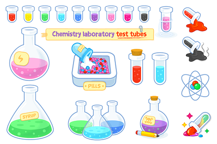 Chemistry Laboratory Test Tubes