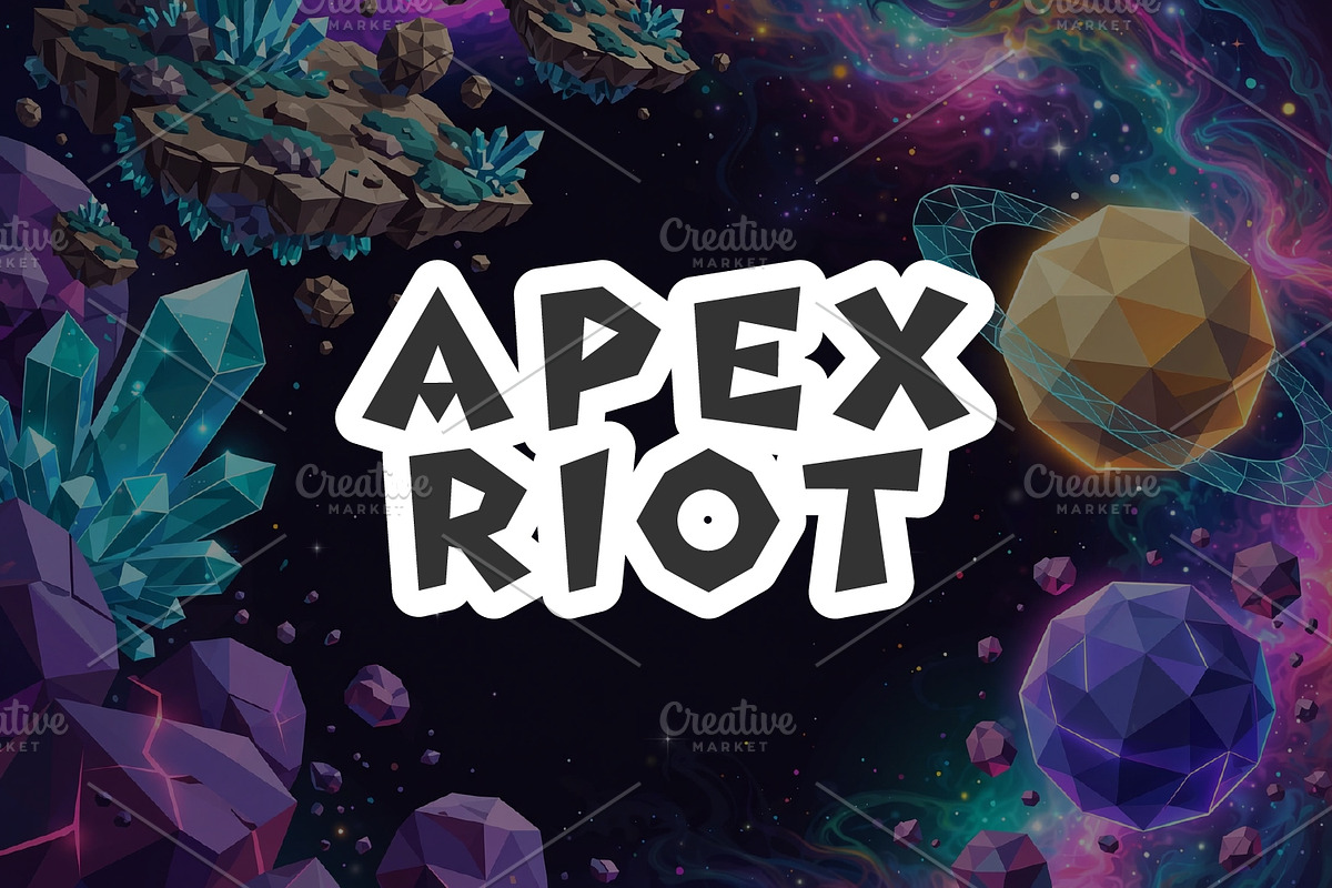 Apex Riot, a Blackletter Font by pictranoosa_studio (Photo 9 of 9)