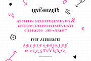 Love Hearts Font Duo, a Serif Font by Lollipop Hand Drawn (Thumbnail 5 of 7)