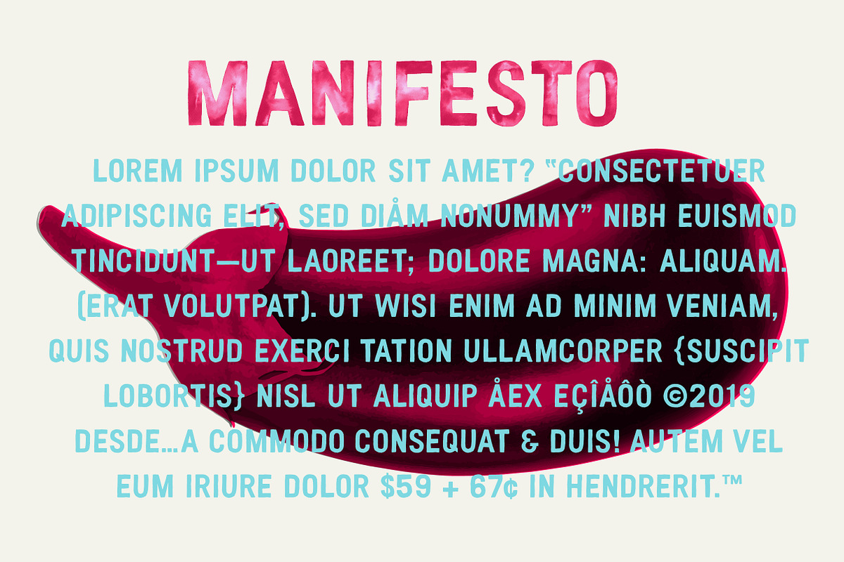 Bolonat Watercolor SVG & OTF fonts. preview 3