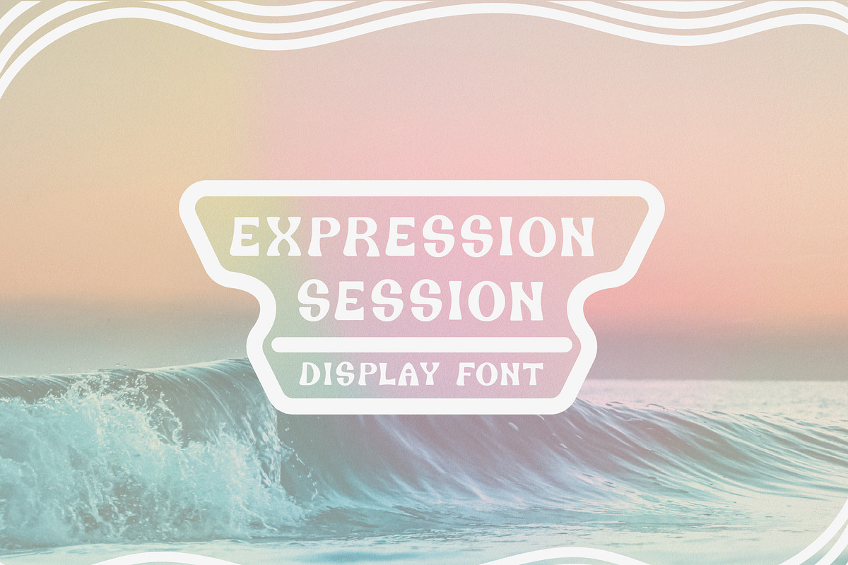Expression Session Display Font, a Font by Salty Sweet Creative (Photo 3 of 5)