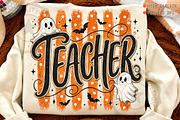 Spooky Halloween Ghost Teacher PNG, a Seasonal Illustration by OK Design (Thumbnail 1 of 5)