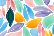 Colorful Watercolor Pattern Design, an Illustration by pixel stock ( pattern ) (Thumbnail 3 of 4)