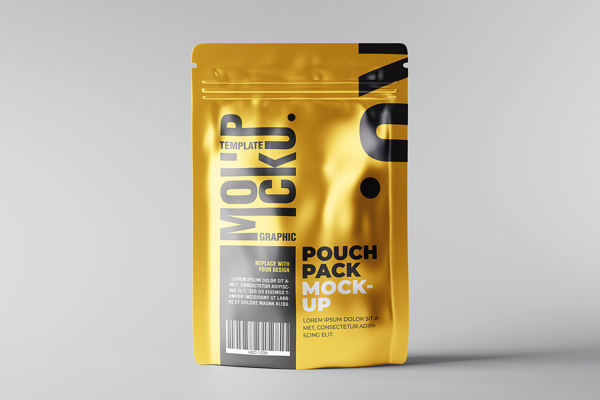 Pouch Pack Mockup, a Packaging Mockup by Artnivora.Std (Photo 2 of 4)
