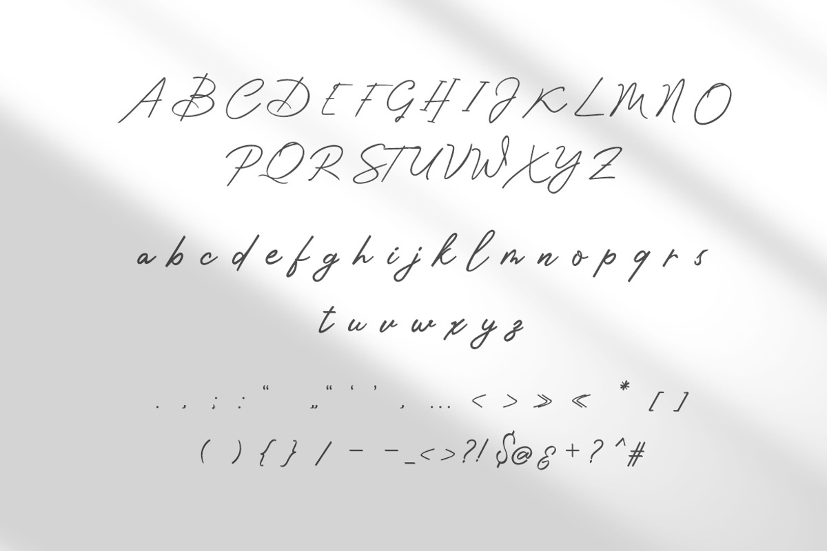 Sisteria Handwritten Signature, a Handwritten Font by UX Dummy (Photo 6 of 10)