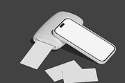 Polaroid and Phone mockup, an iPhone Mockup by Unerispace (Thumbnail 3 of 5)