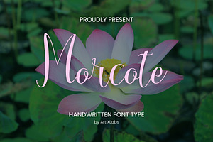 Morcote - Script Handwritten Font
