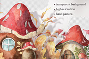 Magical mushroom houses, an Illustration by Dashamoony (Thumbnail 4 of 4)