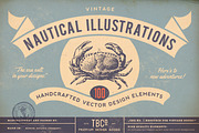 SALE! 100 Nautical Illustrations, an Object Illustration by Anja Kaiser (Thumbnail 1 of 4)