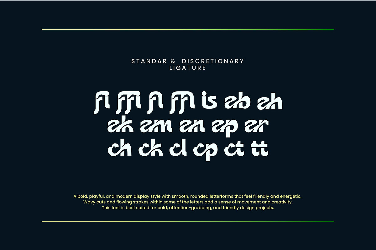 Cenova Bold Modern Display Font, a Sans Serif Font by Jaruka (Photo 7 of 8)