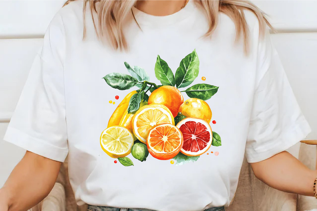 Yellow and Orange Fruit and Vegetabl, an Illustration by designcity5 (Photo 4 of 5)
