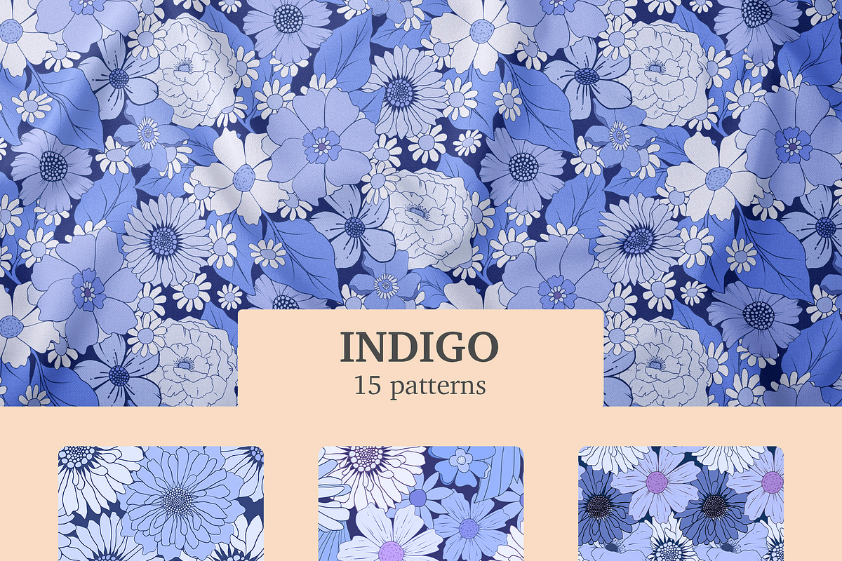 Groovy Summer - patterns collection, a Pattern Graphic by Alina Sh (Photo 6 of 10)