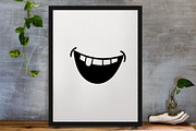 Smile Silhouette SVG, a Person Illustration by newminddesign (Thumbnail 3 of 3)