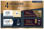 Gift Voucher Gold Template, a Business Card Template by The Sakeet (Thumbnail 2 of 5)