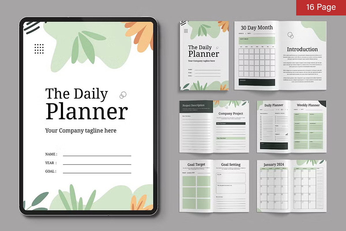 Planner Template Bundle, a Stationery Template by ContestDesign (Photo 34 of 39)