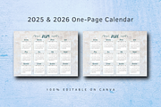 2025 CALENDAR CANVA TEMPLATE, a Stationery Template by The Little Lily Studio (Thumbnail 2 of 5)