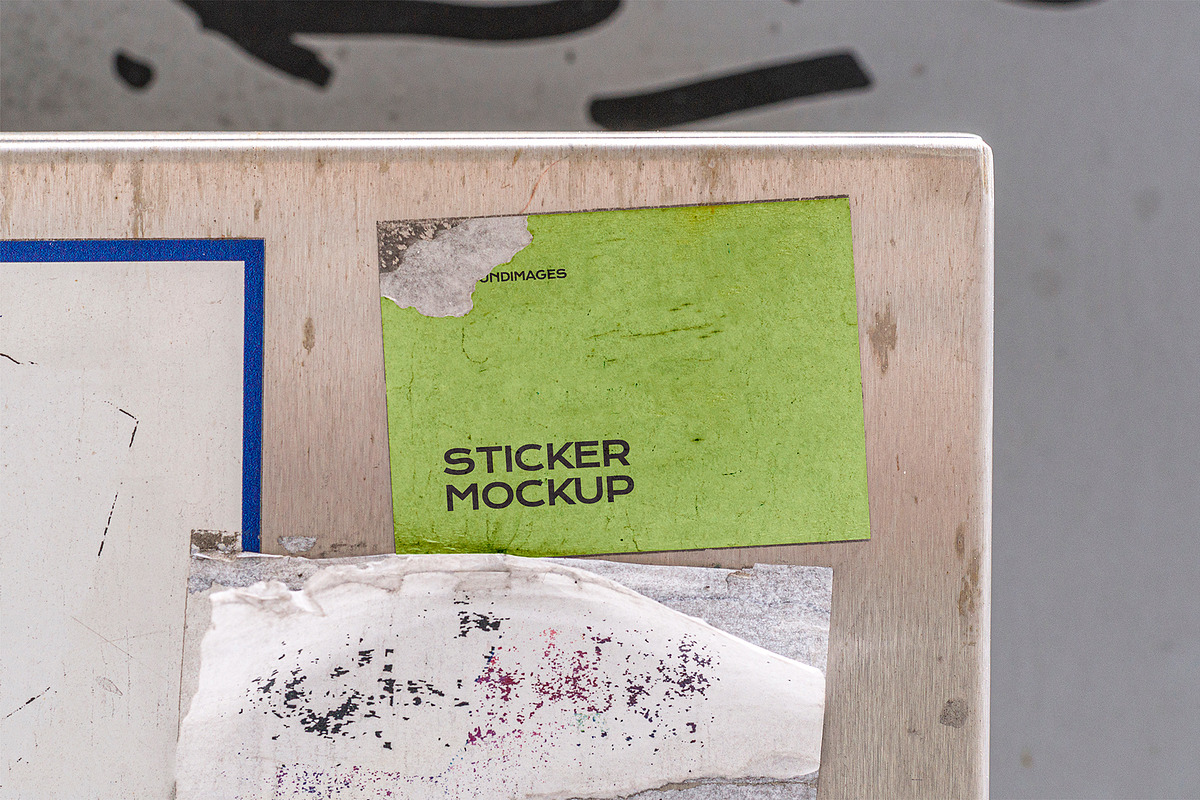 47 sticker mockup bundle vol 2, a Product Mockup by FoundImages (Photo 26 of 50)