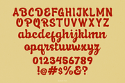 Quinols Retro Script, a Script Font by madeDeduk (Thumbnail 4 of 10)