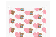 Cute Bear with Heart SVG, an Illustration by TheHitShop (Thumbnail 4 of 10)