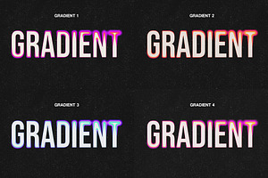 Gradient Blur Text Effect