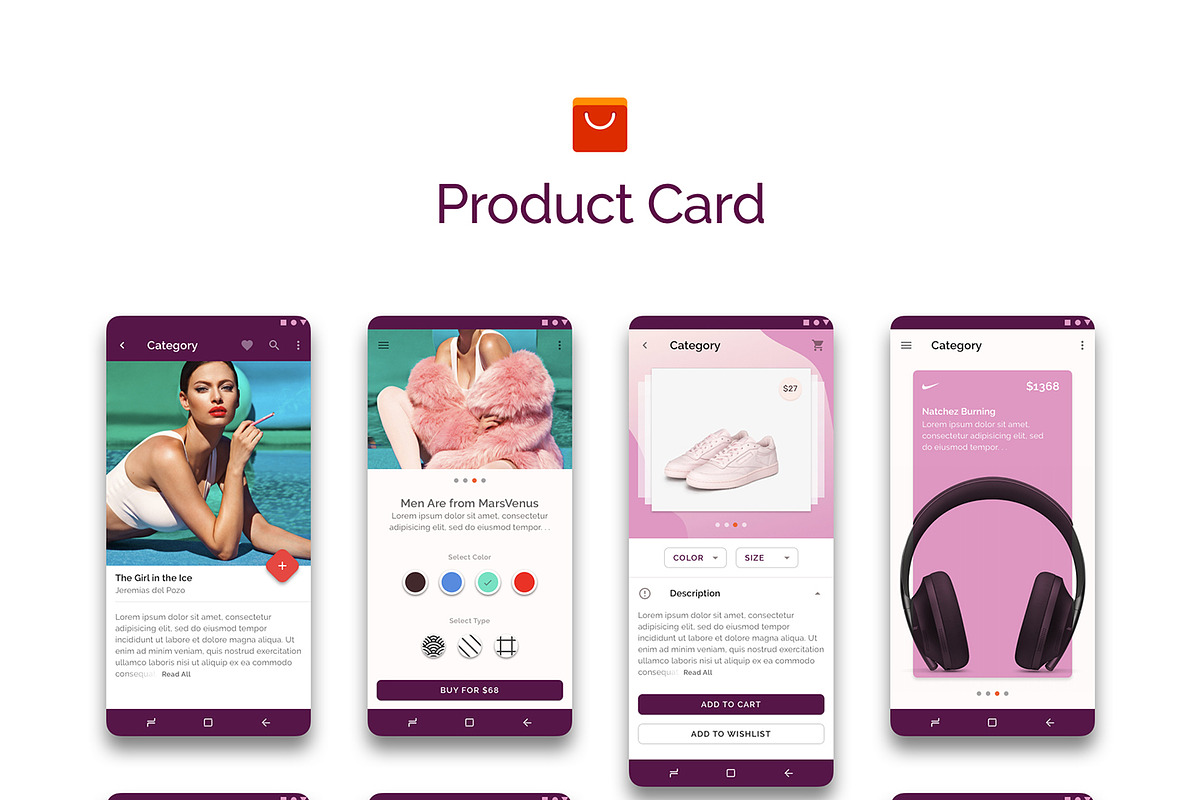 Prototype 86 - Template For Android, an UI Kit Template by App for Mobile & Website (Photo 18 of 28)