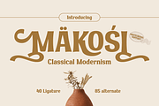 MAKOSI | Serif Classic Modernism, a Serif Font by twinstd (Thumbnail 1 of 13)