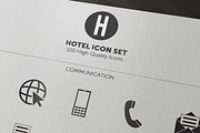 100 Minimal Hotel Icons, an Icon by Inconcept Media Arsenal (Thumbnail 1 of 4)