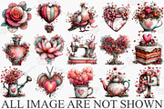 Whimsical Mother's Day Clipart PNG, an Illustration by Canvas Craft (Thumbnail 3 of 7)