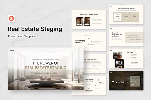 Real Estate Staging PPT Template preview 4