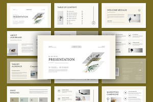 Minimalist Business Presentation, a Presentation Template by MightyDesign