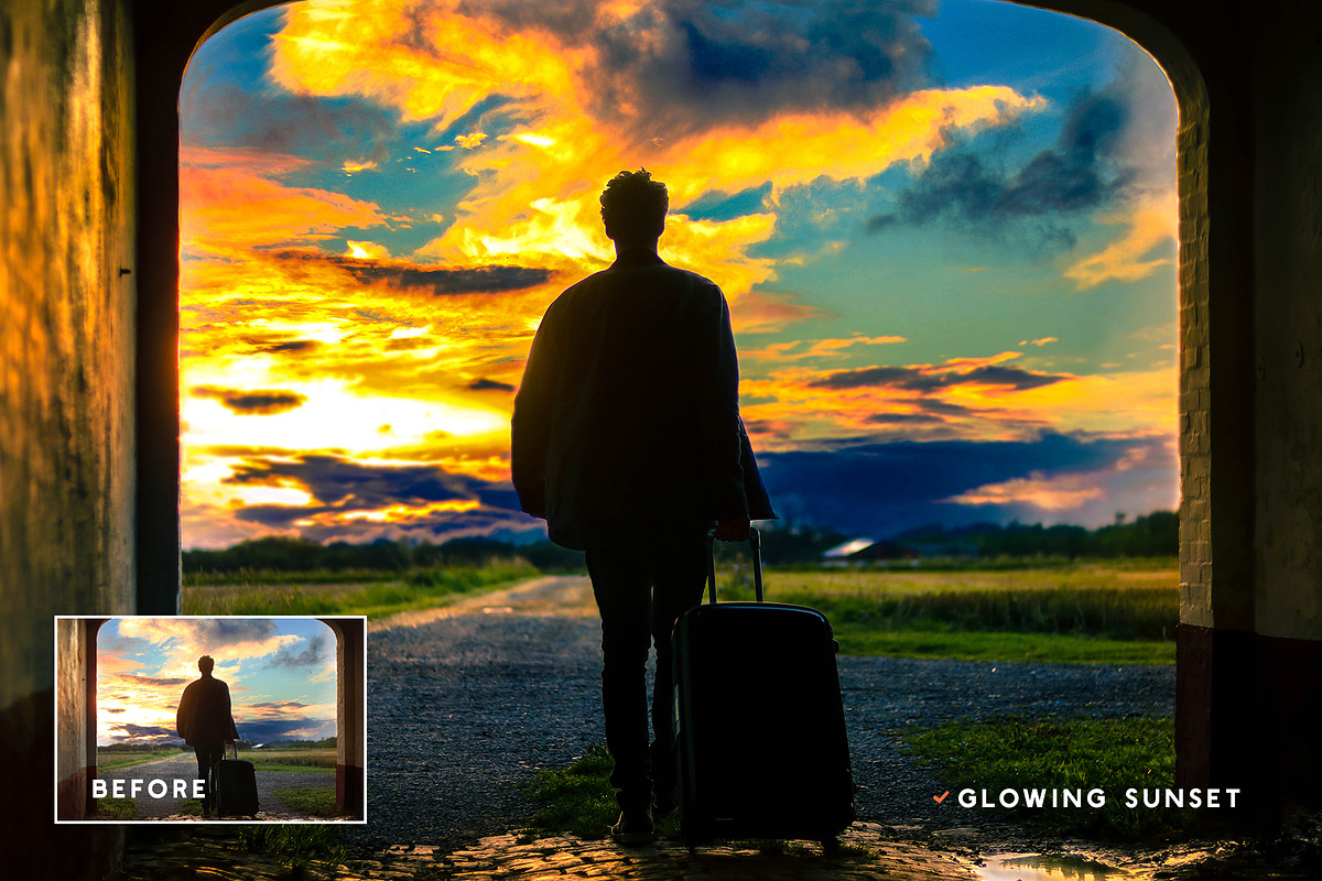 20 Travel Blogger Presets & Actions, an Action Add-On by Effect-Hub (Photo 7 of 16)