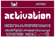 Time Machine font, a Font by weknow (Thumbnail 5 of 5)