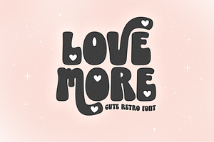 Love More Retro Font