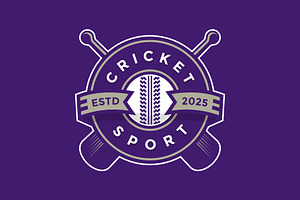 Cricket Team Logo Template Design, a Branding & Logo Template by swarnstudio