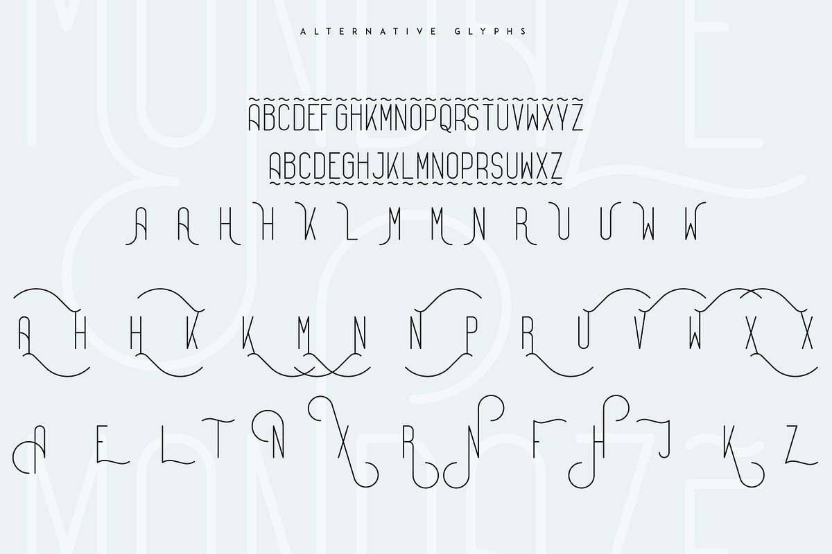 Mondaze Typeface - 4 Weights, a Font by VP Fonts (Photo 10 of 11)