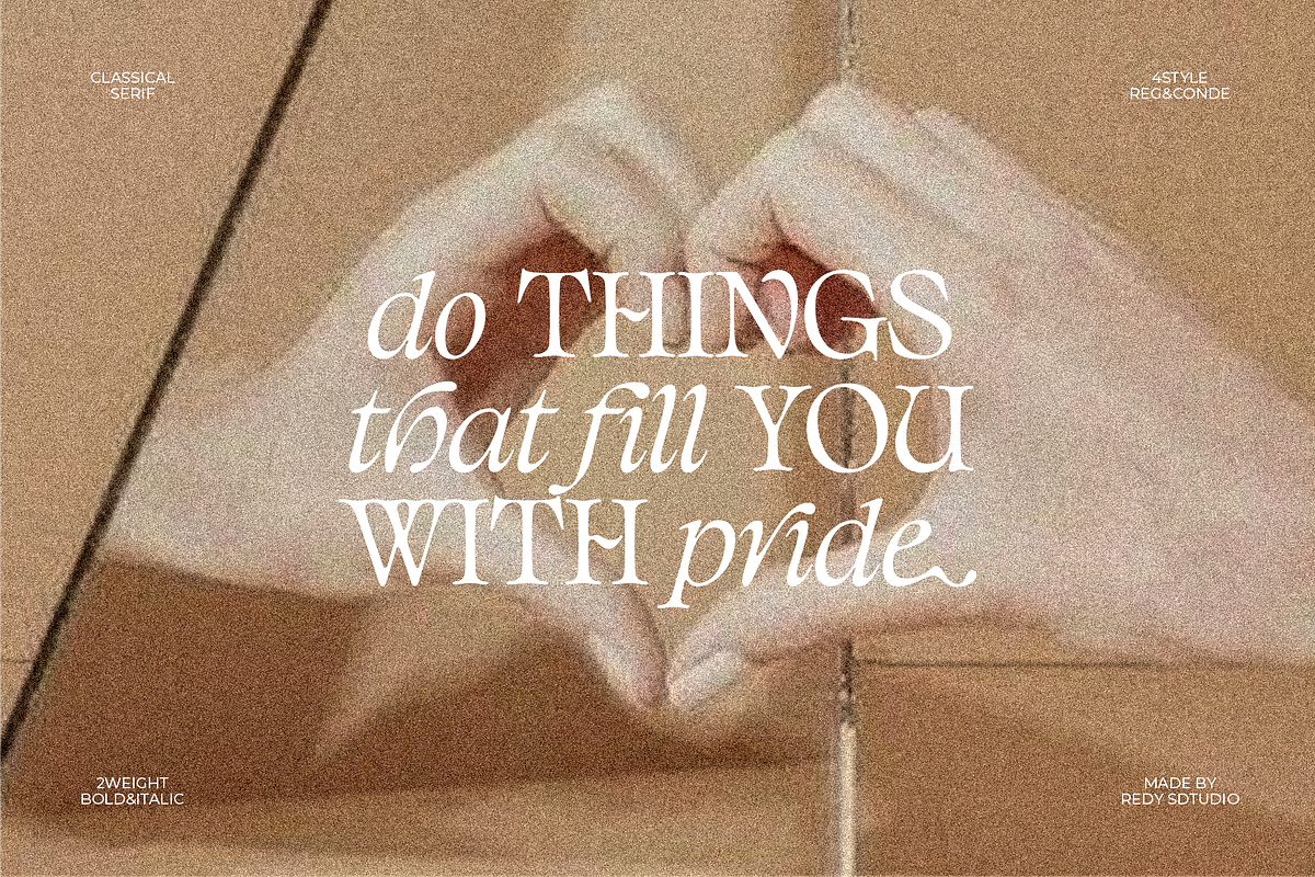 Classical - A Stylish Vintage Serif, a Serif Font by RedyStudio (Photo 14 of 15)