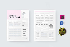 Proposal | MS Word & Indesign, a Stationery Template by design_hut