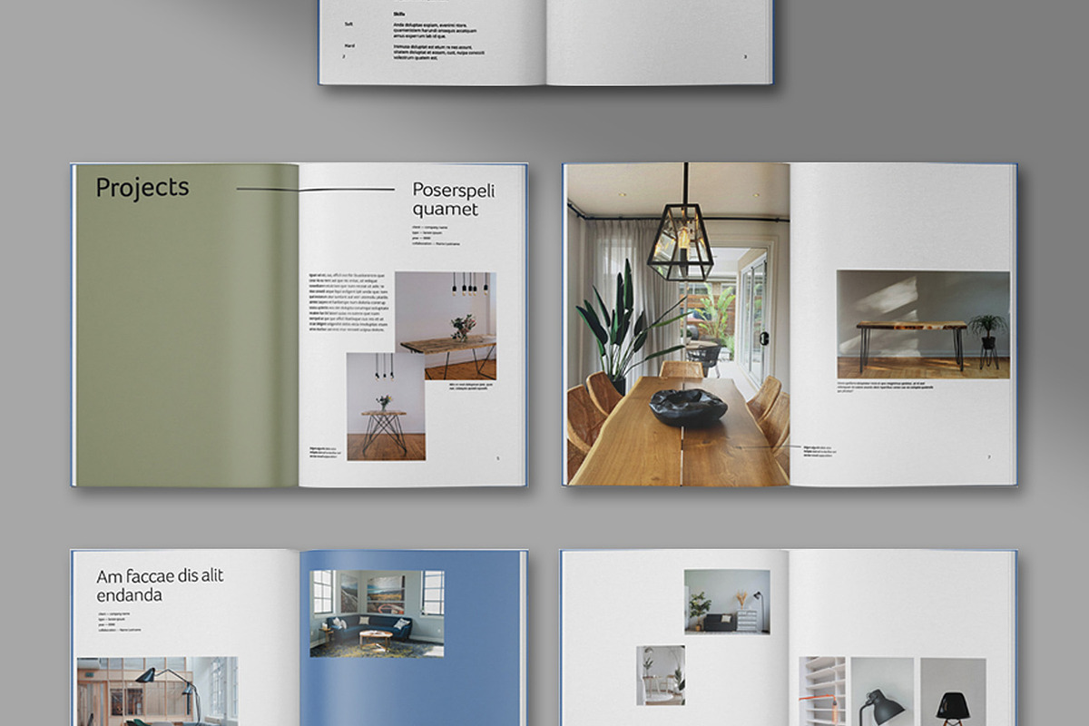 Minimalist Portfolio Template, a Magazine Template by Grafvish (Photo 4 of 5)