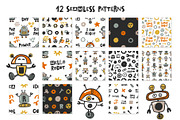 BIG KIDS BUNDLE - Graphic & patterns, a Graphic by Murvin (Thumbnail 18 of 19)