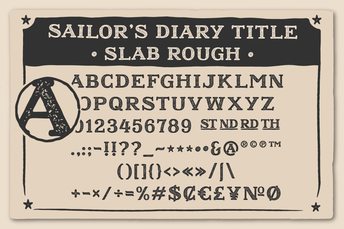 Sailors Diary Font Bundle, a Sans Serif Font by BAD TASTE (Photo 11 of 14)