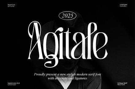 Agitafe || Modern Serif Font