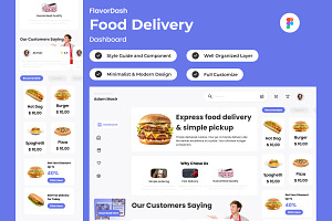 FlavorDash - Food Delivery Dashboard