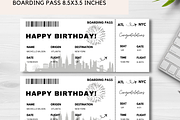 Editable Boarding Pass Template, an Invitation Template by YasdeyDesigns (Thumbnail 7 of 9)