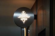 Logo Mockup Luminous Metal Signage, a Product Mockup by Asylab (Thumbnail 4 of 5)